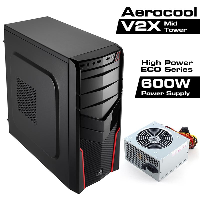 Aerocool eco 600w. AEROCOOL v2x. Аэрокул v3x 600w. AEROCOOL v2x Midi-Tower.