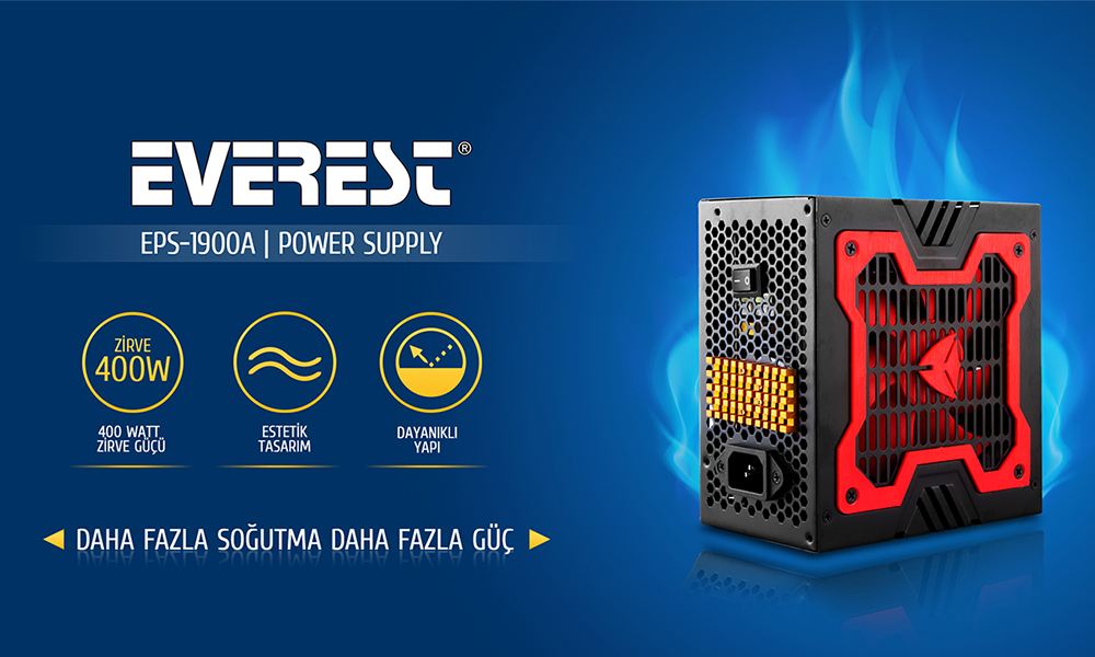 Power gaming. Блок питания Everest 400w.