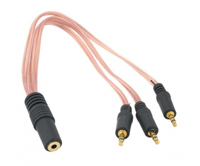 3.5 MM STEREO DİŞİ / 3 X 3.5 STEREO ERKEK 5+1 KABLO