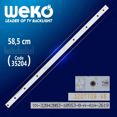 WEKO 320TT09 V6  YX-32042003  57.7 CM 6 LEDLİ - (WK-453) 6V