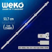 50 ROW2.1 REV 0.4 1 R2-TYPE 6916L-1276A - 53.7 CM 5 LEDLİ - (WK-508)