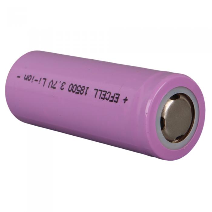 EFCELL 3.7 VOLT 1200 MAH LİTYUM LI-ION 18500 PİL (BAŞLIKSIZ)