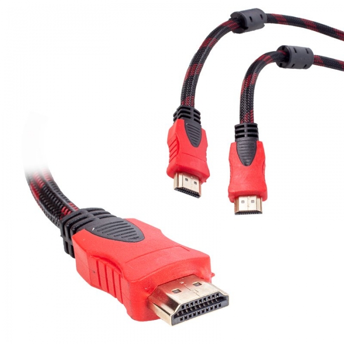 FULLY G-507A  1.5MT POŞETLİ ÖRGÜLÜ GOLD UÇLU HDMI KABLO