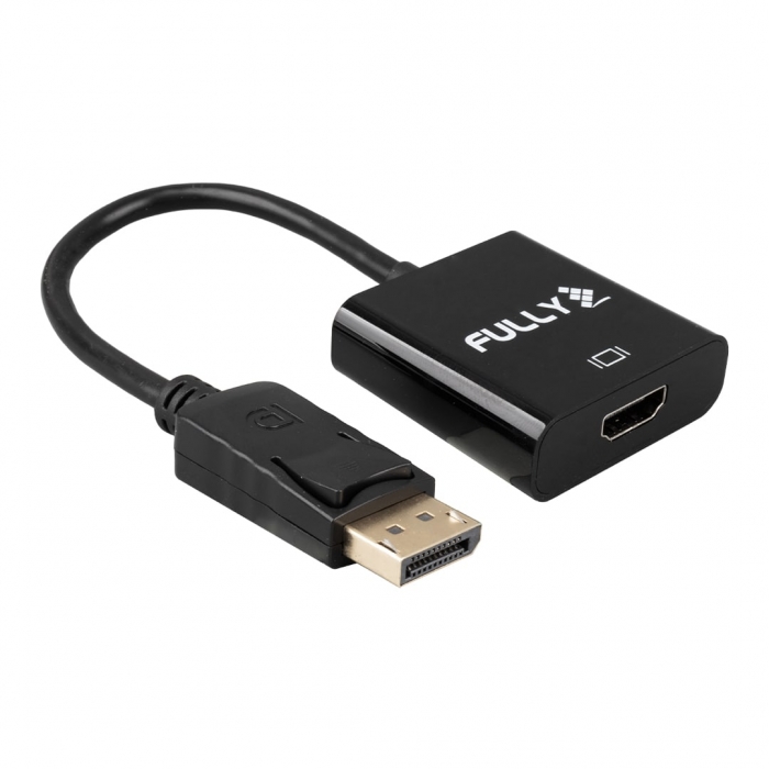 FULLY G-539CA DISPLAY PORT ERKEK TO HDMI DİŞİ 10 CM ÇEVİRİCİ KABLO