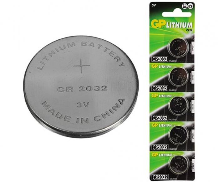 GP CR2032 3 VOLT LİTYUM PARA PİL * GPCR2032-2CPU5 (GPPBL2032188)(5Lİ PAKET)