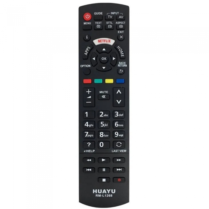 HUAYU KL RM-L1268 PANASONIC NETFLIX TUŞLU LCD LED TV KUMANDA