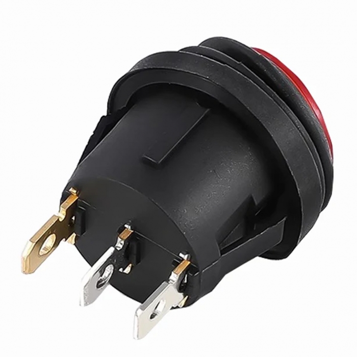 IC-131W YUVARLAK 220 VOLT IŞIKLI SU GEÇİRMEZ ON/OFF ANAHTAR