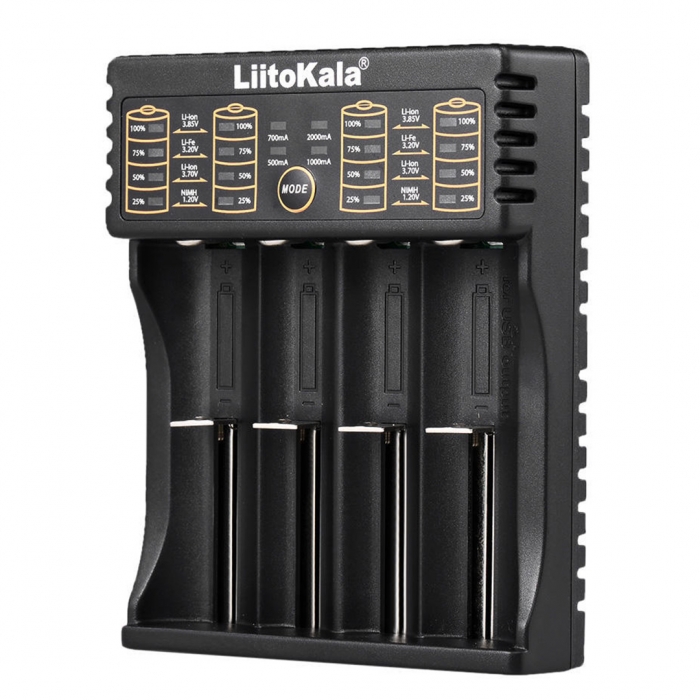 LIITOKALA LII-402 UNİVERSAL AA/AAA/18650/14500/123A AKILLI DÖRTLÜ PİL ŞARJ CİHAZI ALETİ