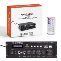 MAGICVOICE MV-520 30W USB/SD/UK BLUETOOTH EKO-2 MİK.TDA 7377 Lİ *2 GİRİŞ UKLI 220/12V TRAFOSUZ ANFİ