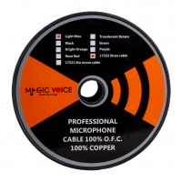 MAGICVOICE MİKROFON KABLOSU STEREO 1.KALİTE 100 METRE MAVİ