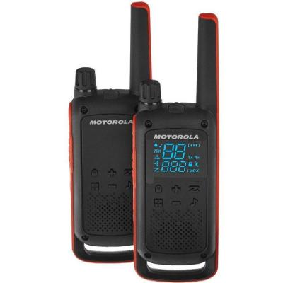 MOTOROLA TLKR-T82 SİYAH PMR EL TELSİZİ 2Lİ PAKET (10 KM)