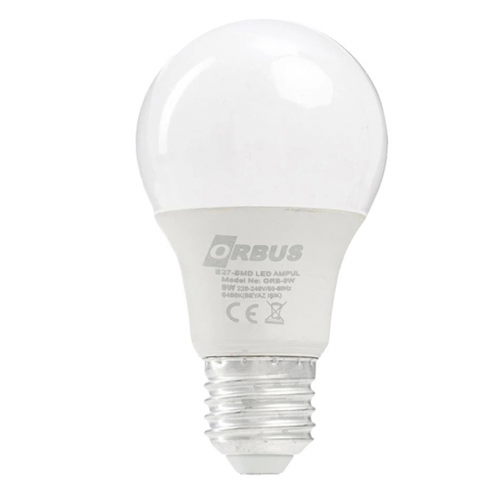 ORBUS ORB-9W E27 9 WATT 840 LÜMEN BEYAZ LED AMPUL