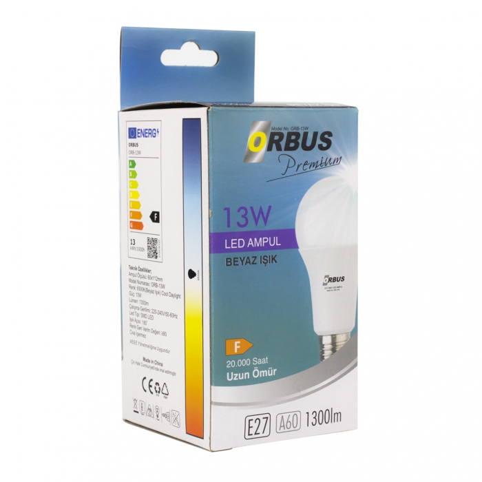 ORBUS ORB/L13W 13 WATT BEYAZ LED AMPUL