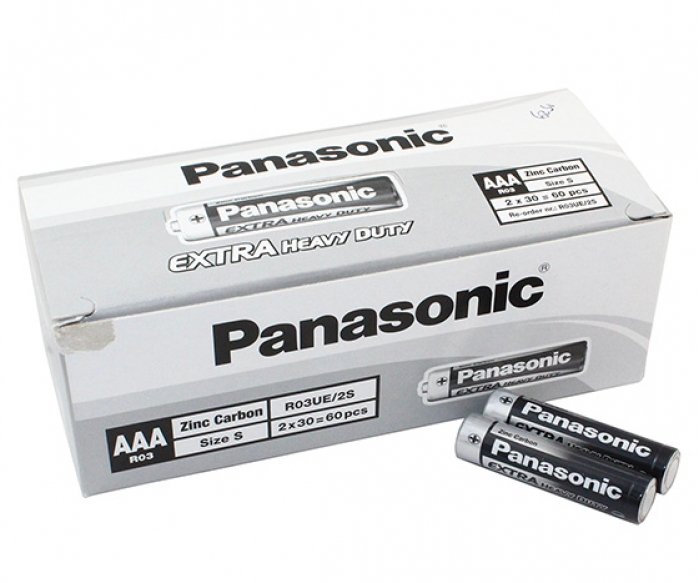 PANASONIC MANGANEZ AAA İNCE KALEM PİL (60LI PAKET)