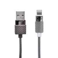 POWERMASTER METAL YAYLI IPHONE LIGHTNING 1 METRE USB DATA VE ŞARJ KABLOSU