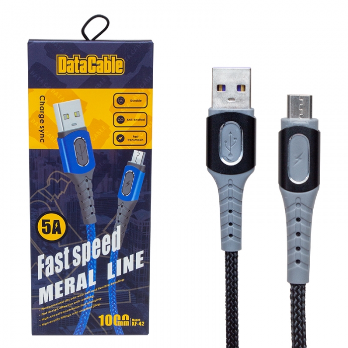 POWERMASTER PM-3780 5 AMPER MICRO USB ÖRGÜLÜ HIZLI ŞARJ DATA KABLOSU