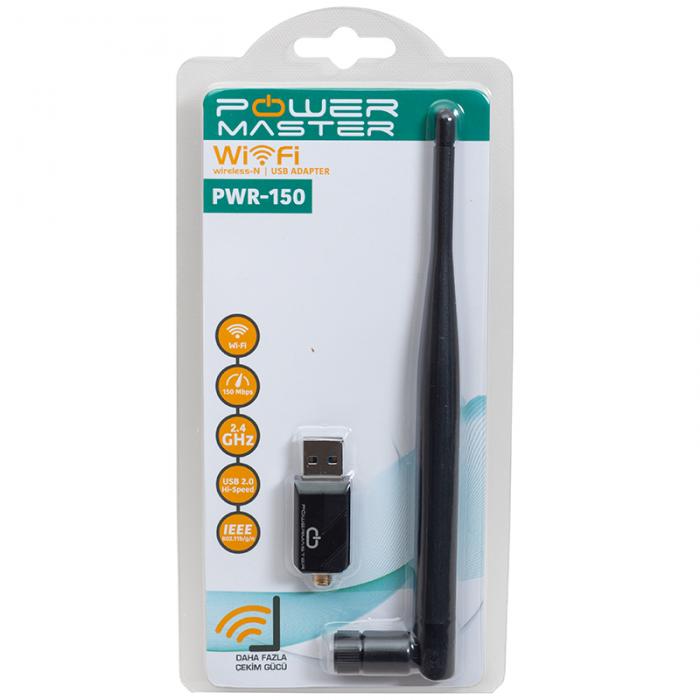 MAGBOX 802.11N MİCRO 7601 CHİPSET 2.4GHZ 150 MBPS ANTENLİ HD UYDU ALICI UYUMLU USB STİCK WİFİ ADAPTÖR