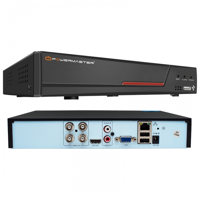 POWERMASTER PM-4410 4 KANAL 6IN1 DVR KAYIT CİHAZI (H265)