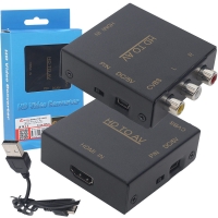 POWERMASTER PM-33523 HDMI TO RCA AV ÇEVİRİCİ ADAPTÖR METAL KASA