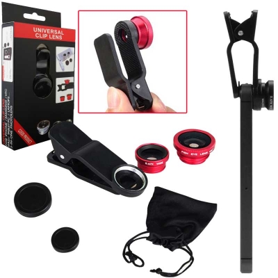 POWERMASTER UNIVERSAL 2 LENS SETİ SELFIE ÇUBUĞU