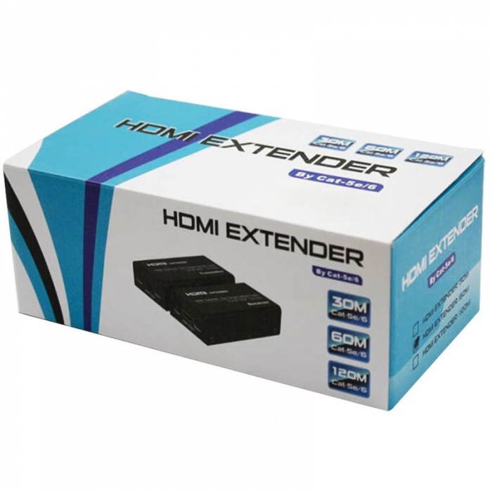 POWERMASTER PM-18232 HDMI TO CAT5/CAT6 60 METRE UZATICI EXTENDER