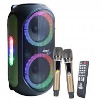 SHILE SL-2012 EL MİKROFONLU KUMANDALI USB+SD+BT SEYYAR ANFİ TAŞINABİLİR SPEAKER - HOPARLÖR