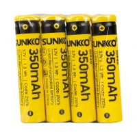 SUNKKO 3.7 VOLT 350 MAH 10440 ŞARJ EDİLEBİLİR PİL (TEKLİ)