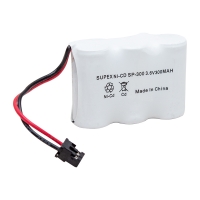 SUPEX SP-300 NI-CD 3LÜ KISA AÇIK 3.6 VOLT 300 MAH TELSİZ TELEFON PİLİ