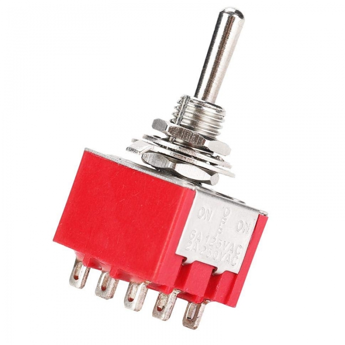 TOGGLE SWİTCH ON-OFF-ON Ø6MM MTS-303 (IC-148B)