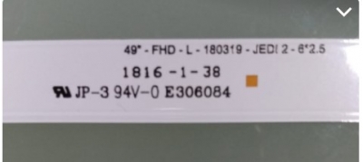 V8DN-490SMA-R1 49¨-FHD-L-180319-JEDI 2-6*2.5 - 5 LEDLİ