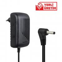 WEKO 12 VOLT - 3 AMPER 3.5*1.35 UÇLU  VERA YAZAR KASA POS YERLİ ÜRETİM PRİZ TİPİ PLASTİK KASA ADAPTÖR