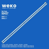 WKSET-5437 36491X1 36492X1 17ELB43ALR2 43INCH 4014PKG 84EA 2 ADET LED BAR (84LED)