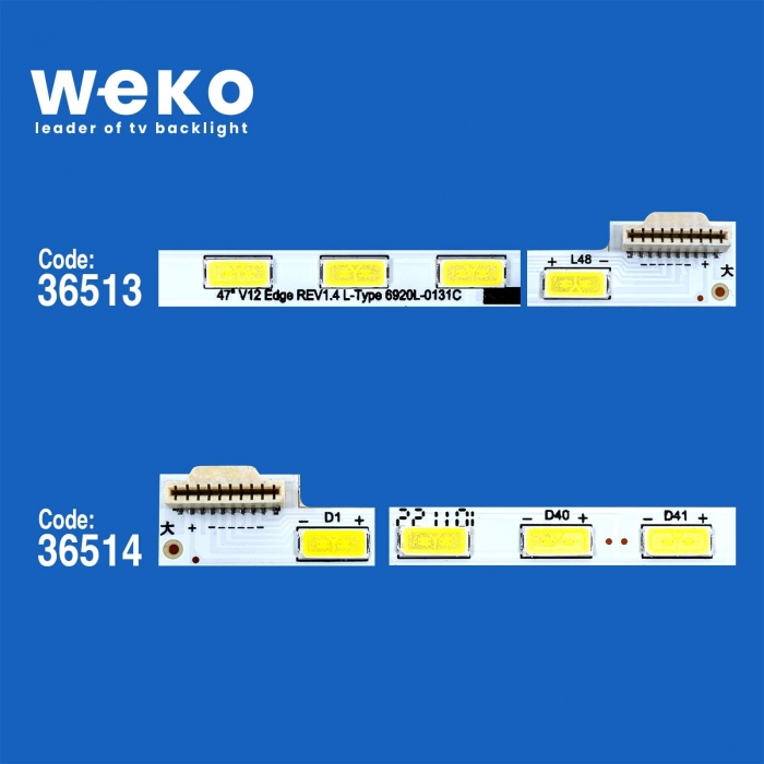 WKSET-5443 36513X1 36514X1 47 V12 PD REV0.2 2 ADET LED BAR (60LED)