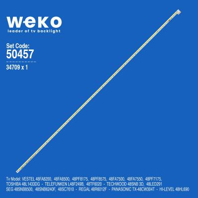 WKSET-5457 34709X1 48INCH VNB 7020PKG 72EA REV0.2 1 ADET LED BAR (72LED)