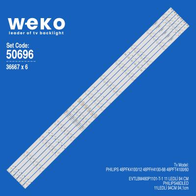 WKSET-5696 36667X6 EVTLBM480P1101-T-1 6 ADET LED BAR