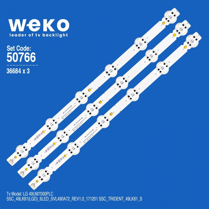 WKSET-5766 36684X3 SSC_49LK61(LGD)_6LED_SVL490A72_REV1.0_171201 SSC_TRIDENT_49LK61_S 3 ADET LED BAR