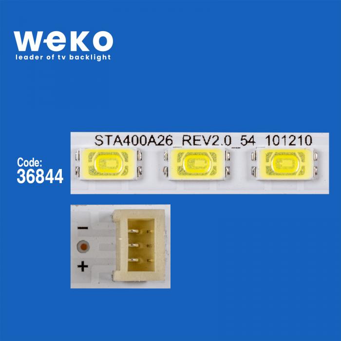 WKSET-6037 36844X2 STA400A26_REV2.0_54_101210 2 ADET LED BAR (54LED)