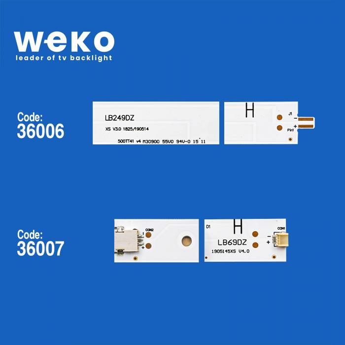 WKSET-6077 36006X6 36007X6 500TT41/42 V4 12 ADET LED BAR