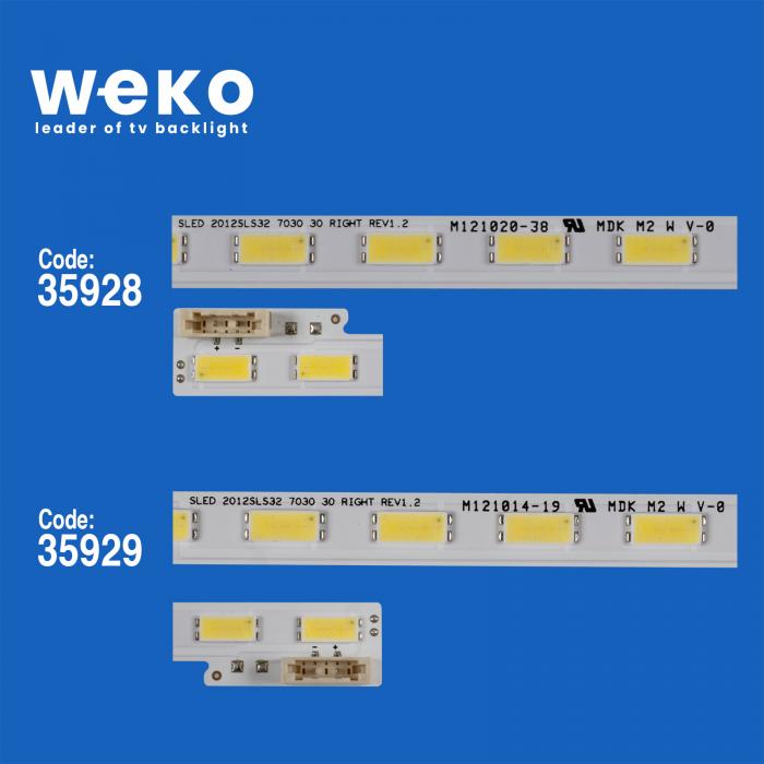 WKSET-6173 35928X1 35929X1 SLED 2012SLS32 7030  30 LEFT/RIGHT REV1.2  2 ADET LED BAR (30LED)