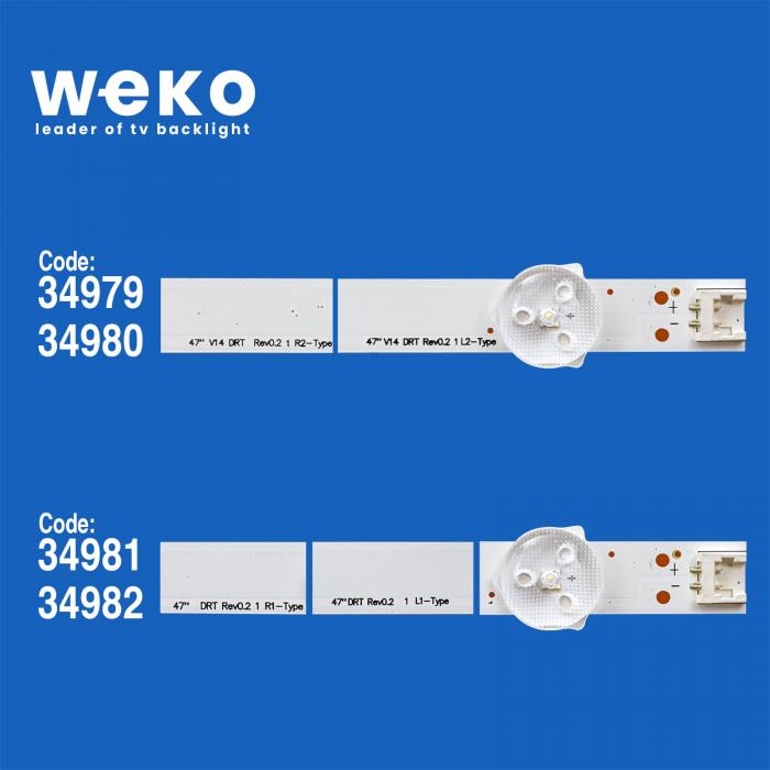 WKSET-6386  34979X2 34980X3 34981X3 34982X2  47 V14 DRT REV0.2 1  94 CM BİRLEŞTİRİLMİŞ LED KODU 5 ADET LED BAR