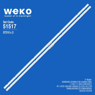 WKSET-6517 37210X2 AOT_40_NU7100F L1-NU7.1/7.3DO-CDM-S23(1)  2 ADET LED BAR (23LED)