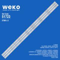 WKSET-6723 37380X3 SHINEON 2D02636 DS-4C-LB4308-YM01J  3 ADET LED BAR