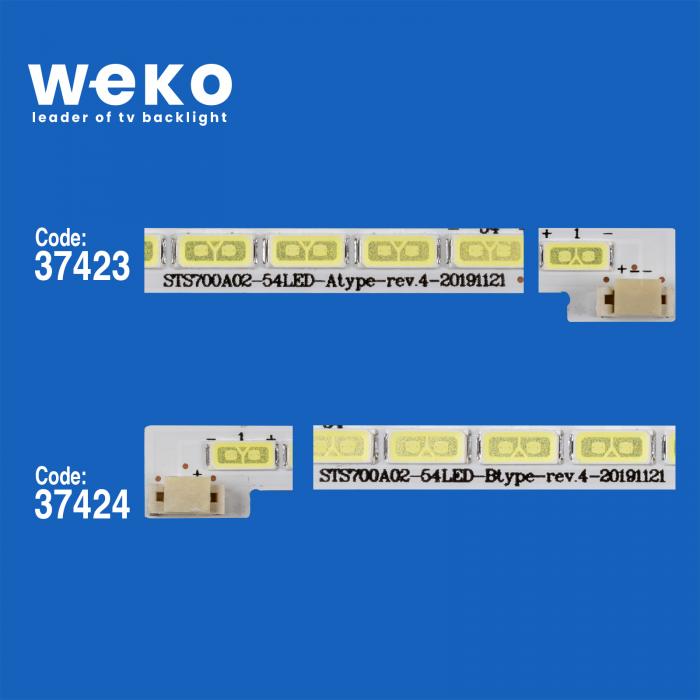 WKSET-6773 37423X2 37424X2 STS700A02_54LED_A/BTYPE_REV.4  4 ADET LED BAR