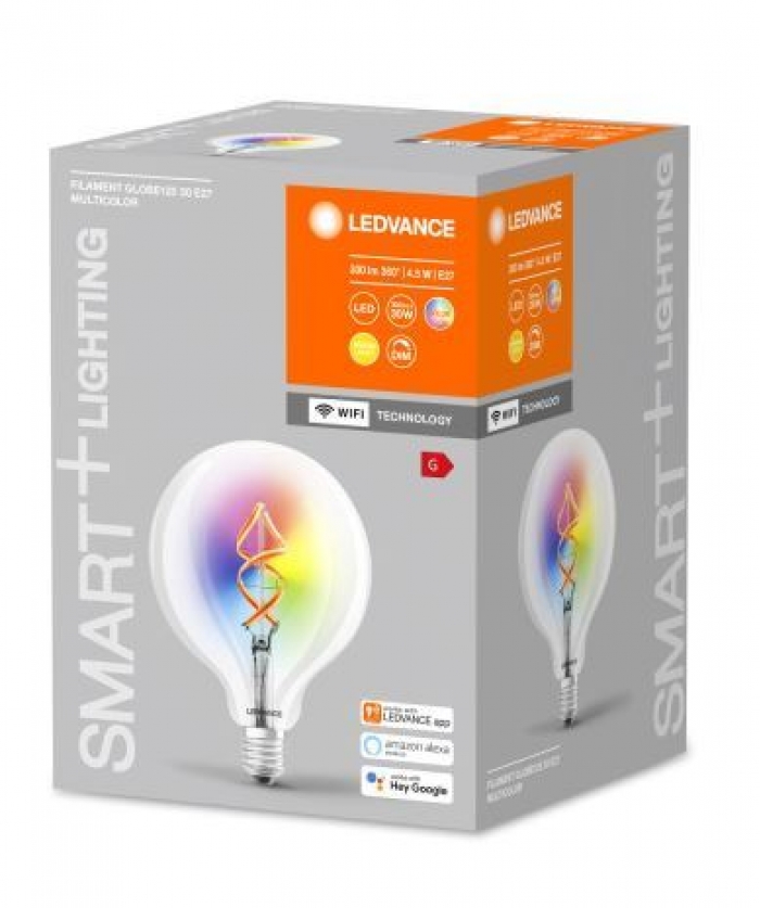 LEDVANCE 4058075609938 Smart LED Wifi Globe Flament 4.5W