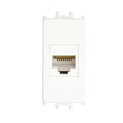 Günsan Domino Beyaz Data Prizi (RJ45 Cat5E) - 1M