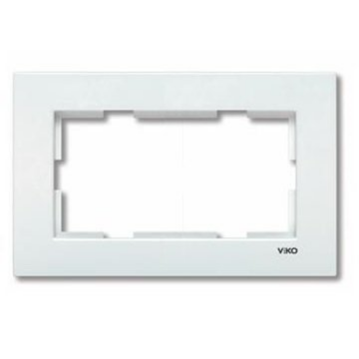 Viko Karre İkili Sıva Altı Priz Çerçeve Beyaz 90960206
