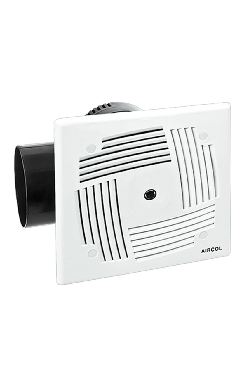 Aircol Spring Tavan Tipi Monofaze Tuvalet Banyo ve Mutfak Aspiratörü 23W 100m3/h