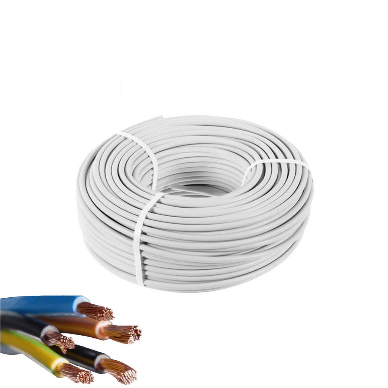 Altın Kablo 2x1,5 H05VV-F TTR Çok Telli Bakır Kablo Tse 100 Metre