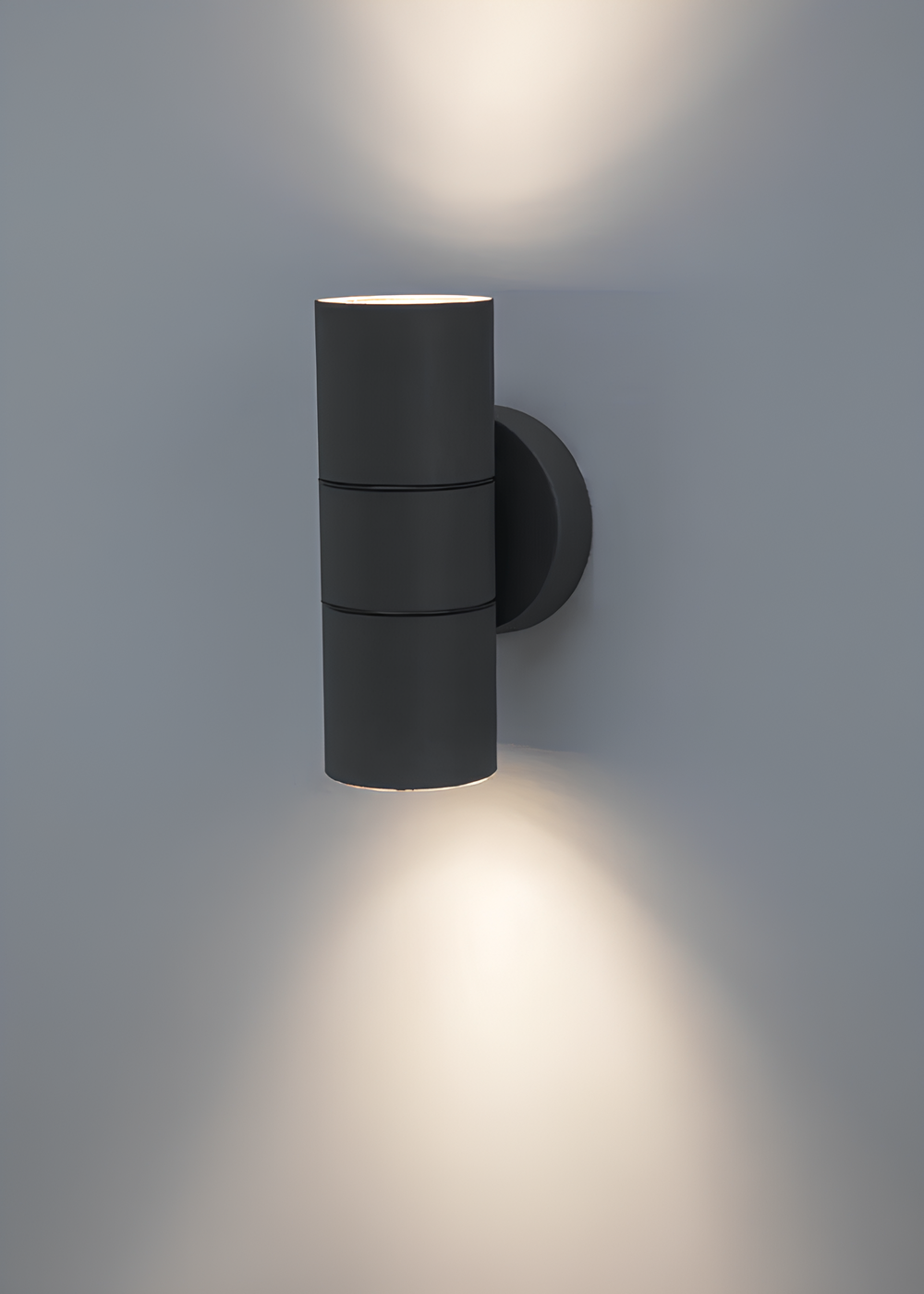 Antrasit Kasa Dekoratif Çift Yönlü Duvar Aplik Aydınlatma