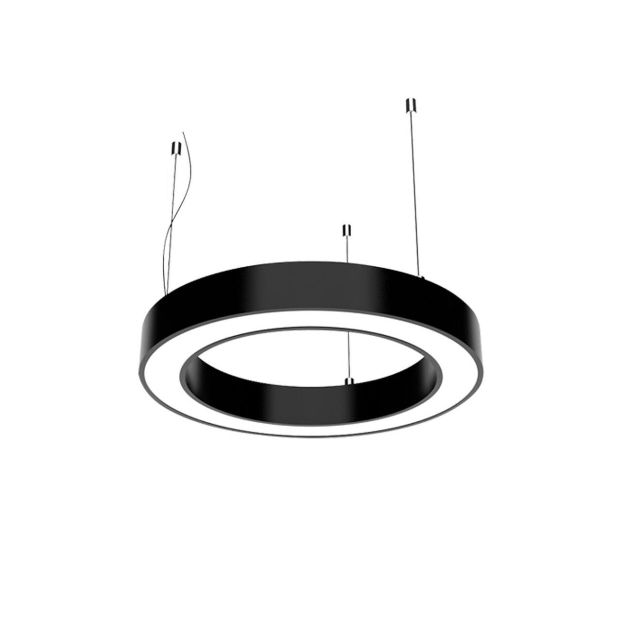 Yuvarlak Simit Linear Aydınlatma Modern Led Avize Lineer Armatür 8x6 Cm Kasa